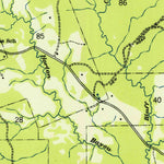 United States Geological Survey Bluff Creek, LA (1949, 31680-Scale) digital map