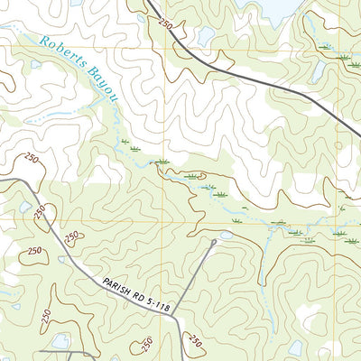 United States Geological Survey Bluff Creek, LA (2020, 24000-Scale) digital map