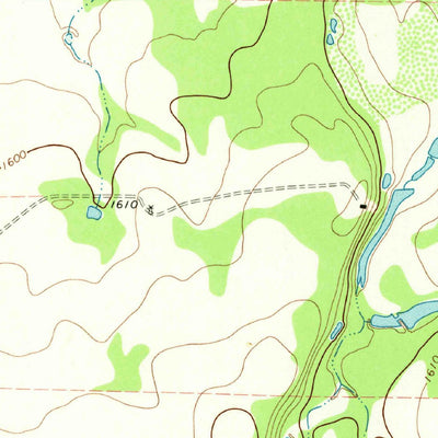United States Geological Survey Bluff Creek, TX (1973, 24000-Scale) digital map