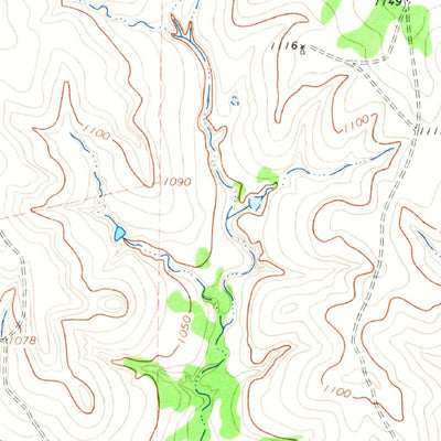 United States Geological Survey Bluff Dale NE, TX (1965, 24000-Scale) digital map