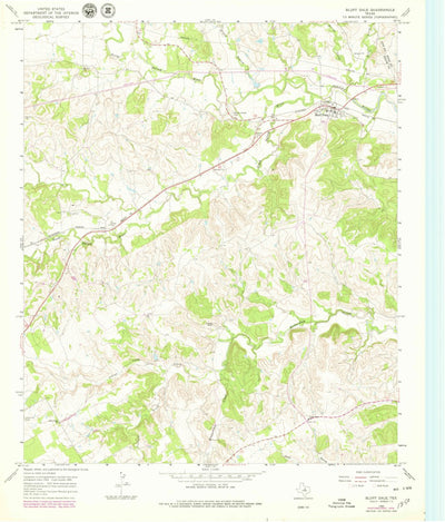 United States Geological Survey Bluff Dale, TX (1965, 24000-Scale) digital map