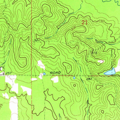 United States Geological Survey Bluff Lake, MS (1965, 24000-Scale) digital map