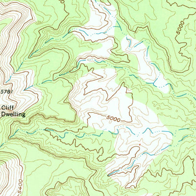 United States Geological Survey Bluff NW, UT (1962, 24000-Scale) digital map