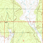 United States Geological Survey Bluff NW, UT (1996, 24000-Scale) digital map