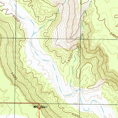 United States Geological Survey Bluff NW, UT (1996, 24000-Scale) digital map