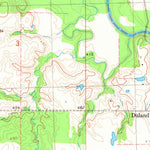 United States Geological Survey Bluff, OK-TX (1980, 24000-Scale) digital map