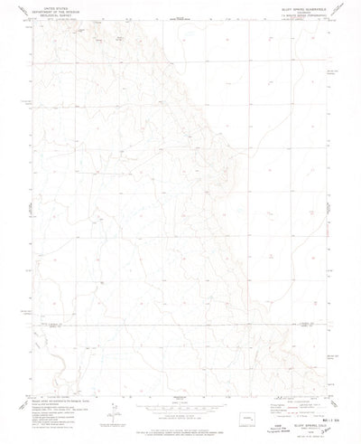 United States Geological Survey Bluff Spring, CO (1978, 24000-Scale) digital map