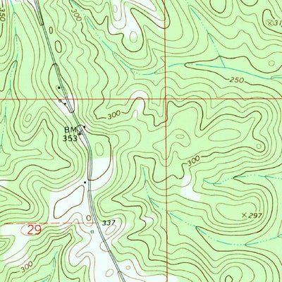 United States Geological Survey Bluff Springs, AL (1968, 24000-Scale) digital map