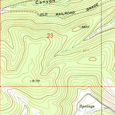 United States Geological Survey Bluff Springs, NM (1974, 24000-Scale) digital map