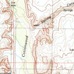 United States Geological Survey Bluff, UT (1989, 24000-Scale) digital map