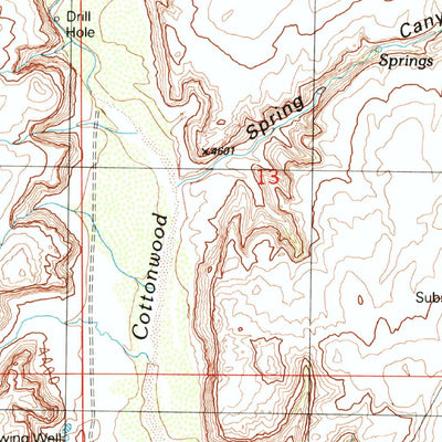 United States Geological Survey Bluff, UT (1989, 24000-Scale) digital map