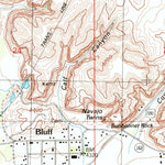 United States Geological Survey Bluff, UT (1989, 24000-Scale) digital map