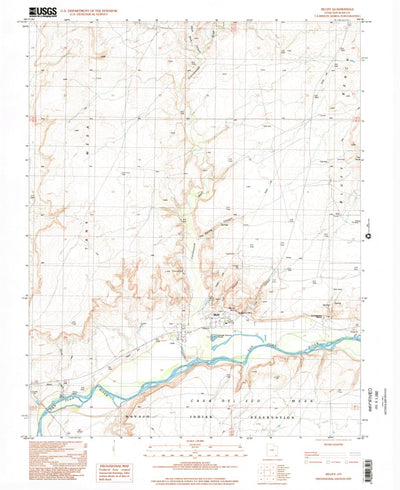 United States Geological Survey Bluff, UT (1997, 24000-Scale) digital map