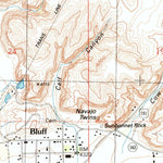 United States Geological Survey Bluff, UT (1997, 24000-Scale) digital map