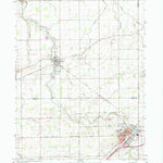 United States Geological Survey Bluffton, OH (1960, 24000-Scale) digital map