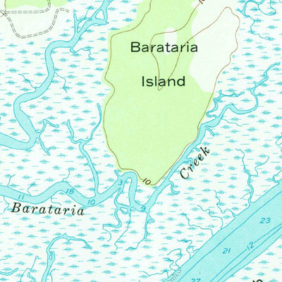 United States Geological Survey Bluffton, SC (1956, 24000-Scale) digital map