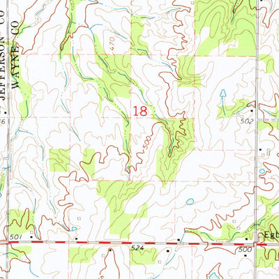 United States Geological Survey Bluford, IL (1973, 24000-Scale) digital map