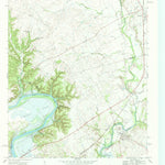 United States Geological Survey Blum, TX (1968, 24000-Scale) digital map