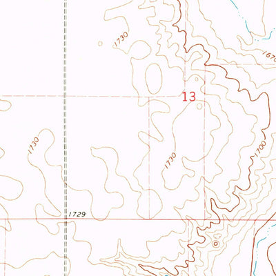 United States Geological Survey Blunt NE, SD (1967, 24000-Scale) digital map