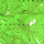 United States Geological Survey Bly, OR (1960, 62500-Scale) digital map