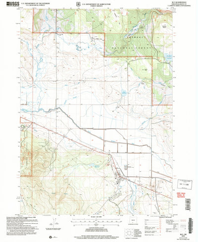 United States Geological Survey Bly, OR (2004, 24000-Scale) digital map
