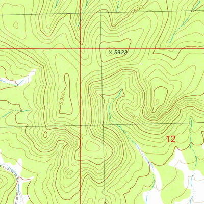 United States Geological Survey Blye Canyon NE, AZ (1980, 24000-Scale) digital map