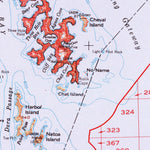 United States Geological Survey Blying Sound, AK (1953, 250000-Scale) digital map