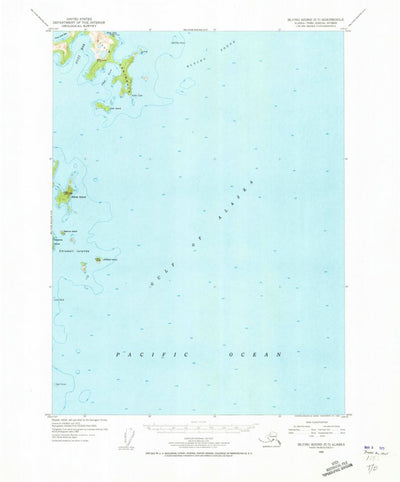 United States Geological Survey Blying Sound C-7, AK (1952, 63360-Scale) digital map