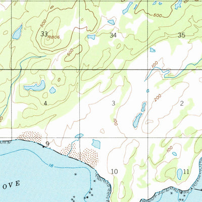 United States Geological Survey Blying Sound D-1 And D-2, AK (1951, 63360-Scale) digital map