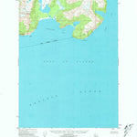 United States Geological Survey Blying Sound D-5, AK (1952, 63360-Scale) digital map