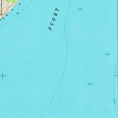 United States Geological Survey Blying Sound D-5, AK (1952, 63360-Scale) digital map