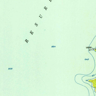 United States Geological Survey Blying Sound D-7, AK (1953, 63360-Scale) digital map