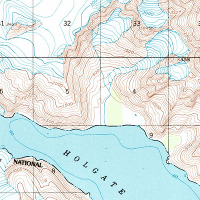 United States Geological Survey Blying Sound D-8, AK (1951, 63360-Scale) digital map