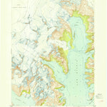 United States Geological Survey Blying Sound D-8, AK (1953, 63360-Scale) digital map