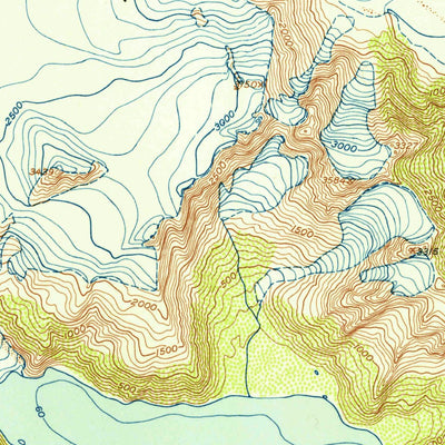United States Geological Survey Blying Sound D-8, AK (1953, 63360-Scale) digital map