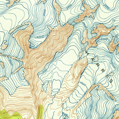 United States Geological Survey Blying Sound D-8, AK (1953, 63360-Scale) digital map