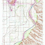 United States Geological Survey Blythe, CA-AZ (1951, 24000-Scale) digital map