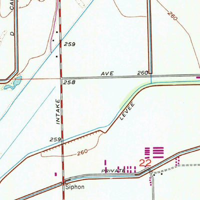 United States Geological Survey Blythe, CA-AZ (1951, 24000-Scale) digital map