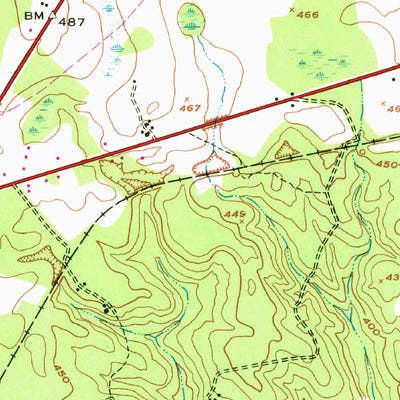 United States Geological Survey Blythe, GA (1948, 24000-Scale) digital map