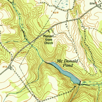 United States Geological Survey Blythe, GA (1953, 24000-Scale) digital map