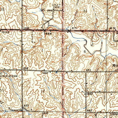 United States Geological Survey Blythedale, MO (1947, 62500-Scale) digital map