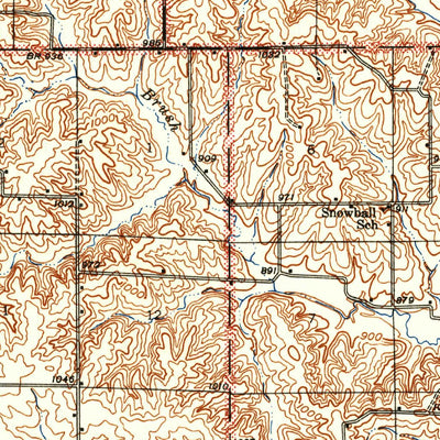 United States Geological Survey Blythedale, MO (1947, 62500-Scale) digital map