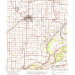 United States Geological Survey Blytheville, AR-TN-MO (1955, 62500-Scale) digital map