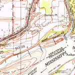 United States Geological Survey Blytheville, AR-TN-MO (1955, 62500-Scale) digital map