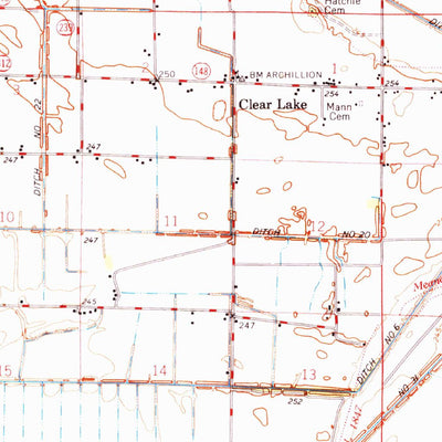 United States Geological Survey Blytheville, AR-TN-MO (1976, 62500-Scale) digital map