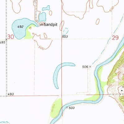 United States Geological Survey Blyton, IL (1974, 24000-Scale) digital map