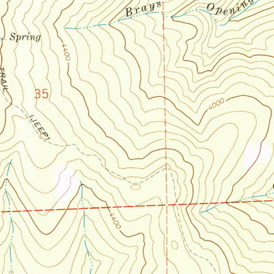 United States Geological Survey Board Camp Mountain, CA (1977, 24000-Scale) digital map