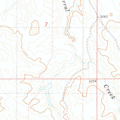 United States Geological Survey Board Corral Creek, MT (1979, 24000-Scale) digital map