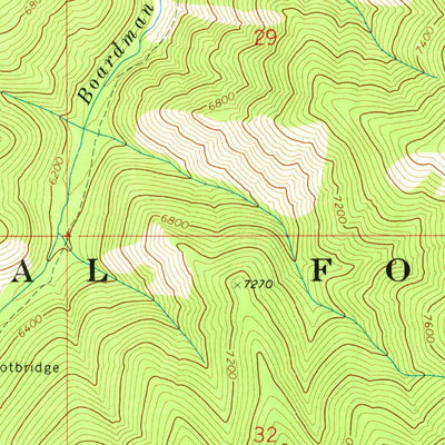 United States Geological Survey Boardman Creek, ID (1970, 24000-Scale) digital map