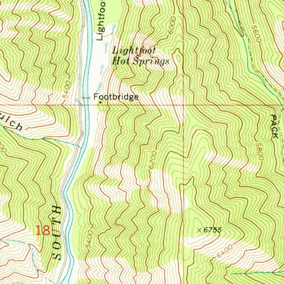 United States Geological Survey Boardman Creek, ID (1970, 24000-Scale) digital map